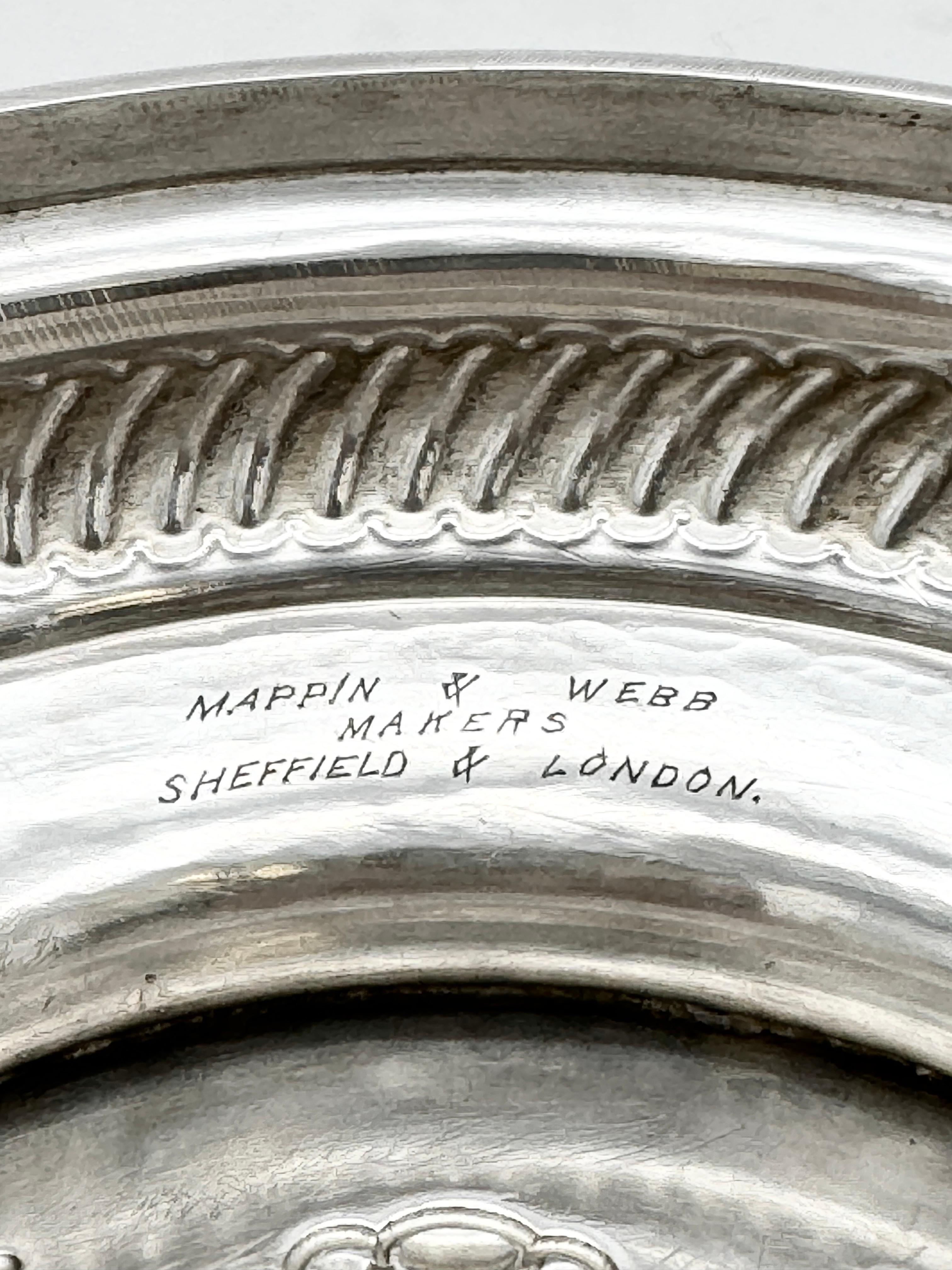 Victorian Antique Silver Bowl For Sale 4