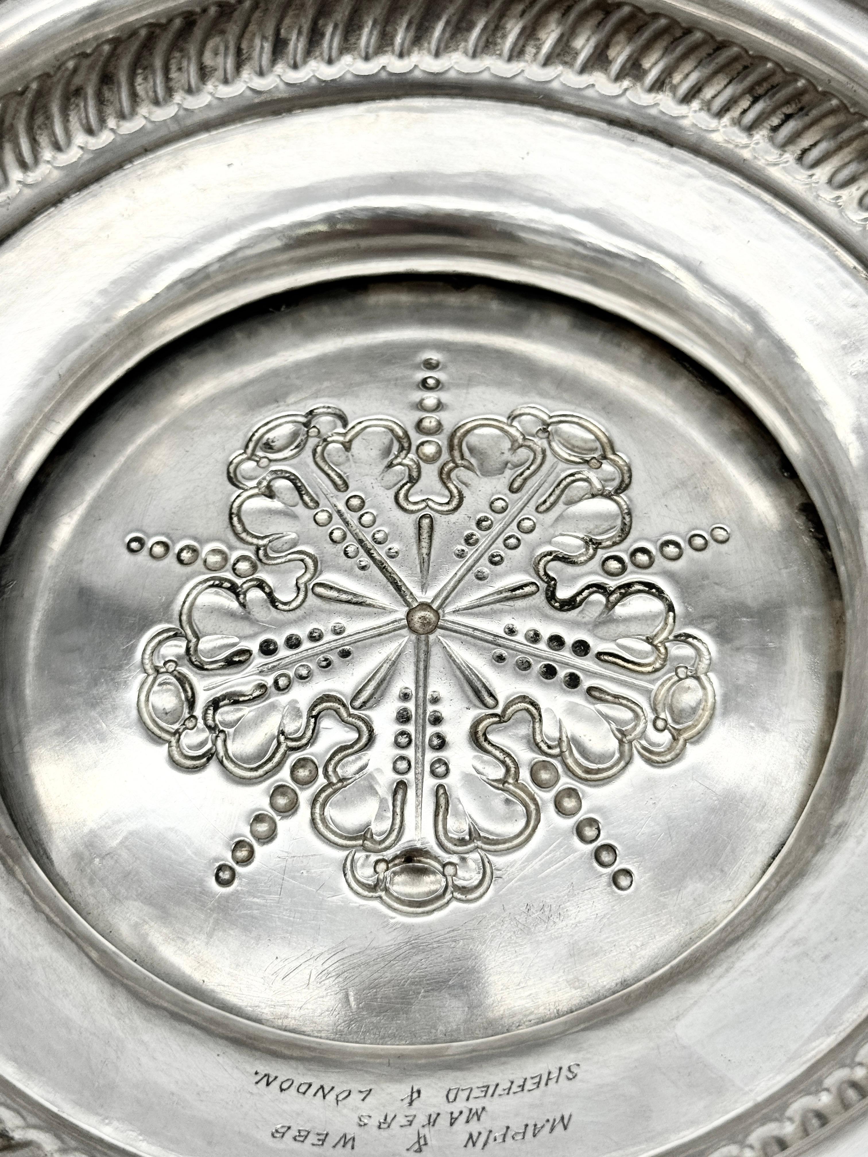 Victorian Antique Silver Bowl For Sale 5