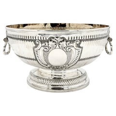 Victorian Antique Silver Bowl