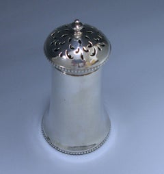 Victorian Antique Silver Pepper by Henry Holland, London, 1871