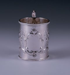 Victorian Antique Sterling Childs / Christening Mug