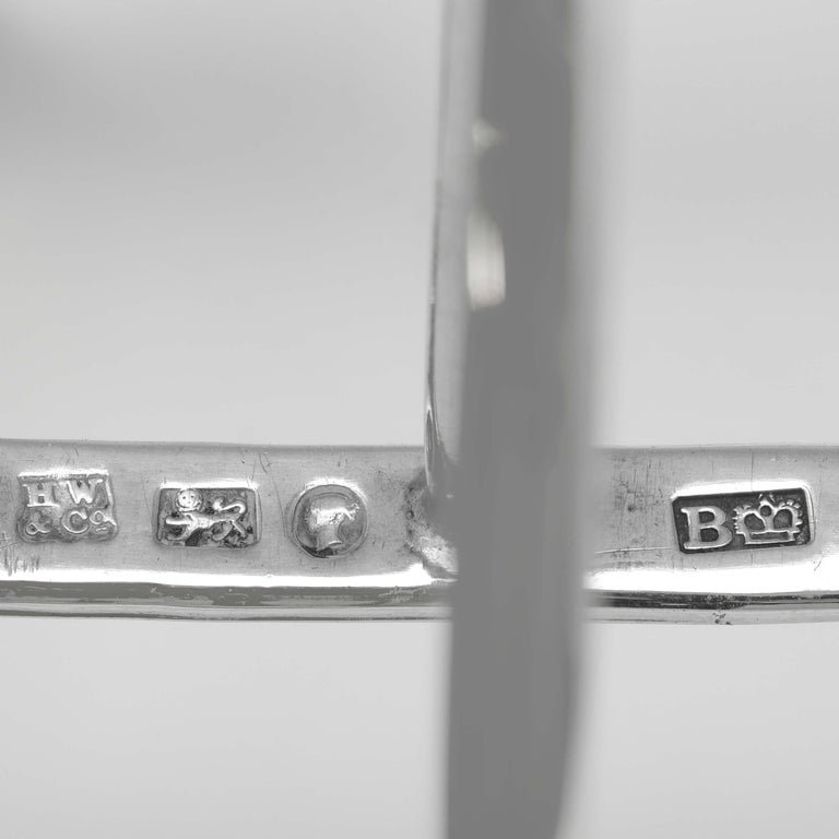 Victorian Antique Sterling Silver Toast Rack, Sheffield 1845 For Sale ...