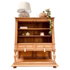 Victorian Antique Walnut Bookcase / Shelving