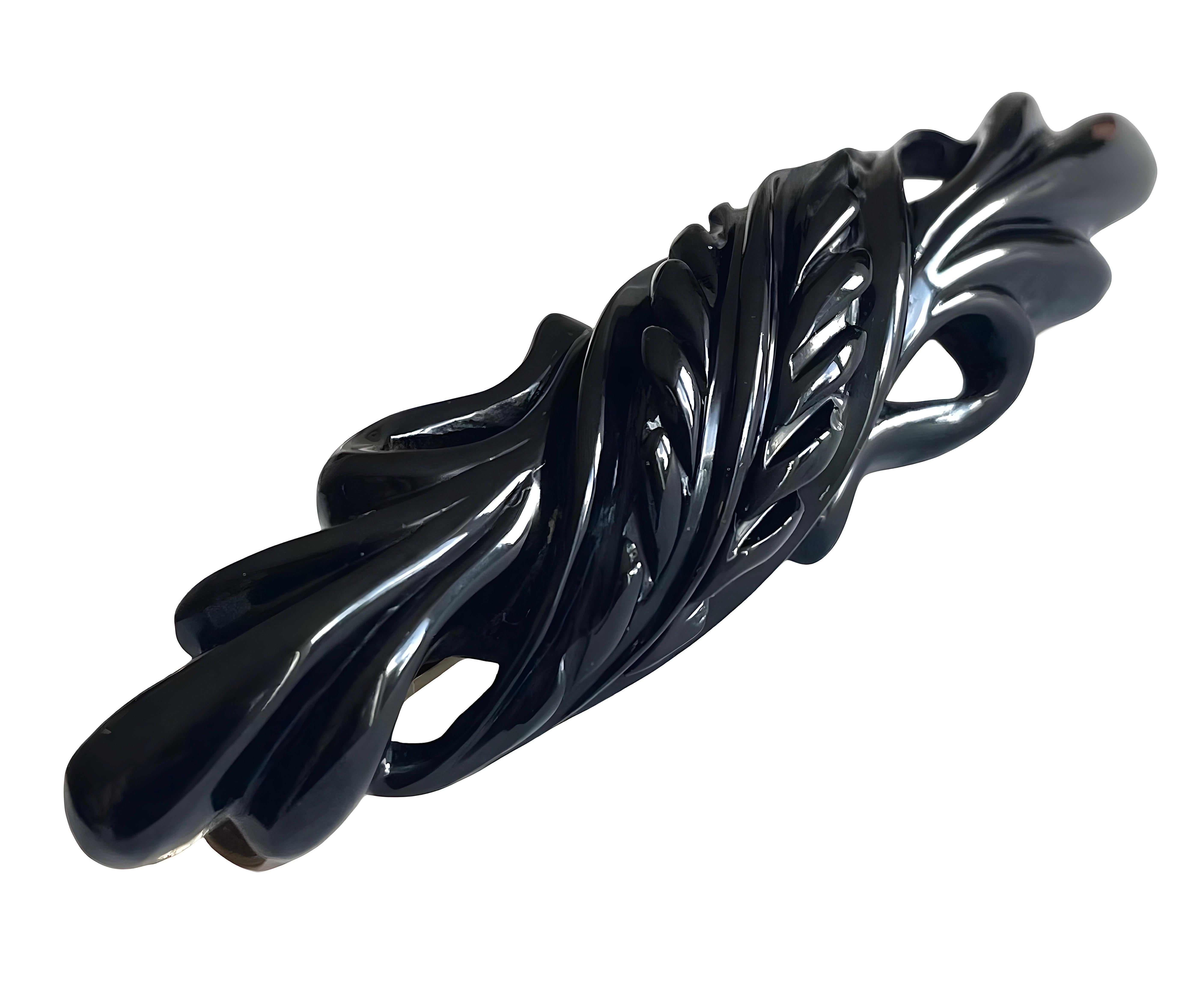 Victorian antique Whitby Jet carved brooch, black Mourning jewellery, circa 1880 4