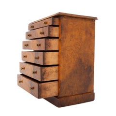 Victorian Apprentice Chest of Drawers Commode Walnut 1860