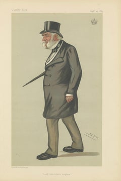 Victorian Aristocrat with Top Hat – Vanity Fair “Lord Leicester’s Nephew” 1883