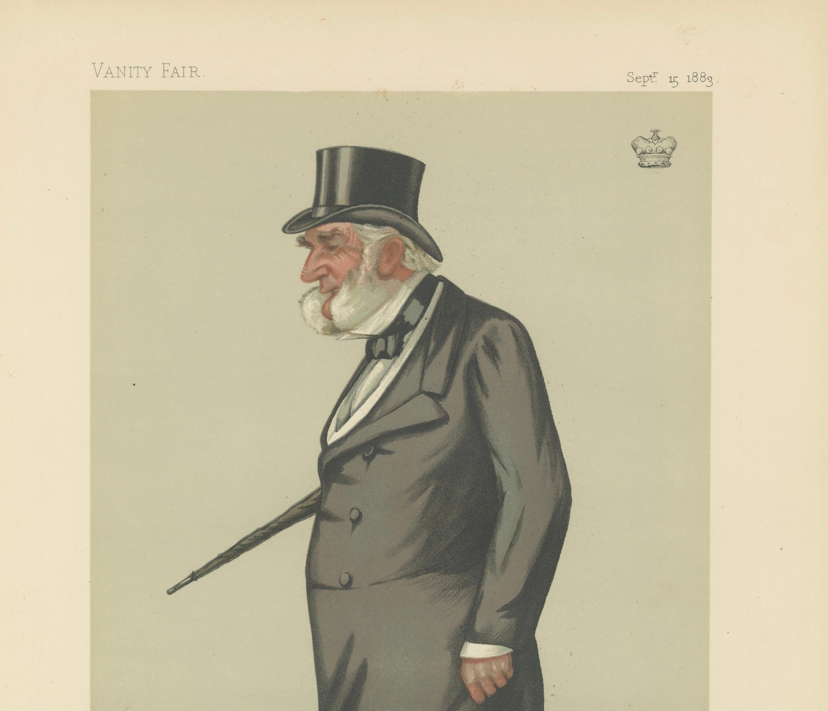 Victorian Aristocrat with Top Hat – Vanity Fair “Lord Leicester’s Nephew” 1883