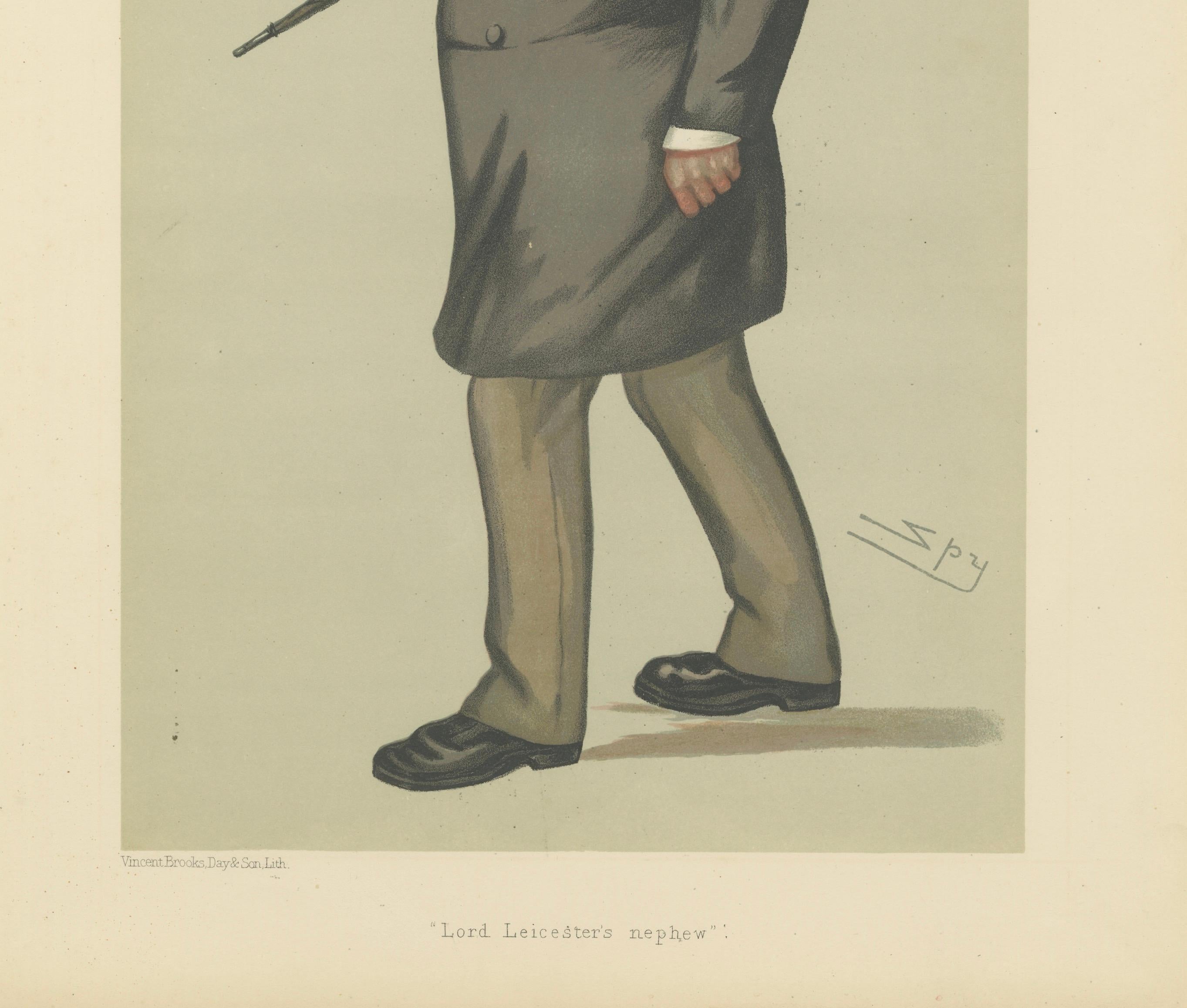 Victorian Aristocrat with Top Hat – Vanity Fair “Lord Leicester’s Nephew” 1883