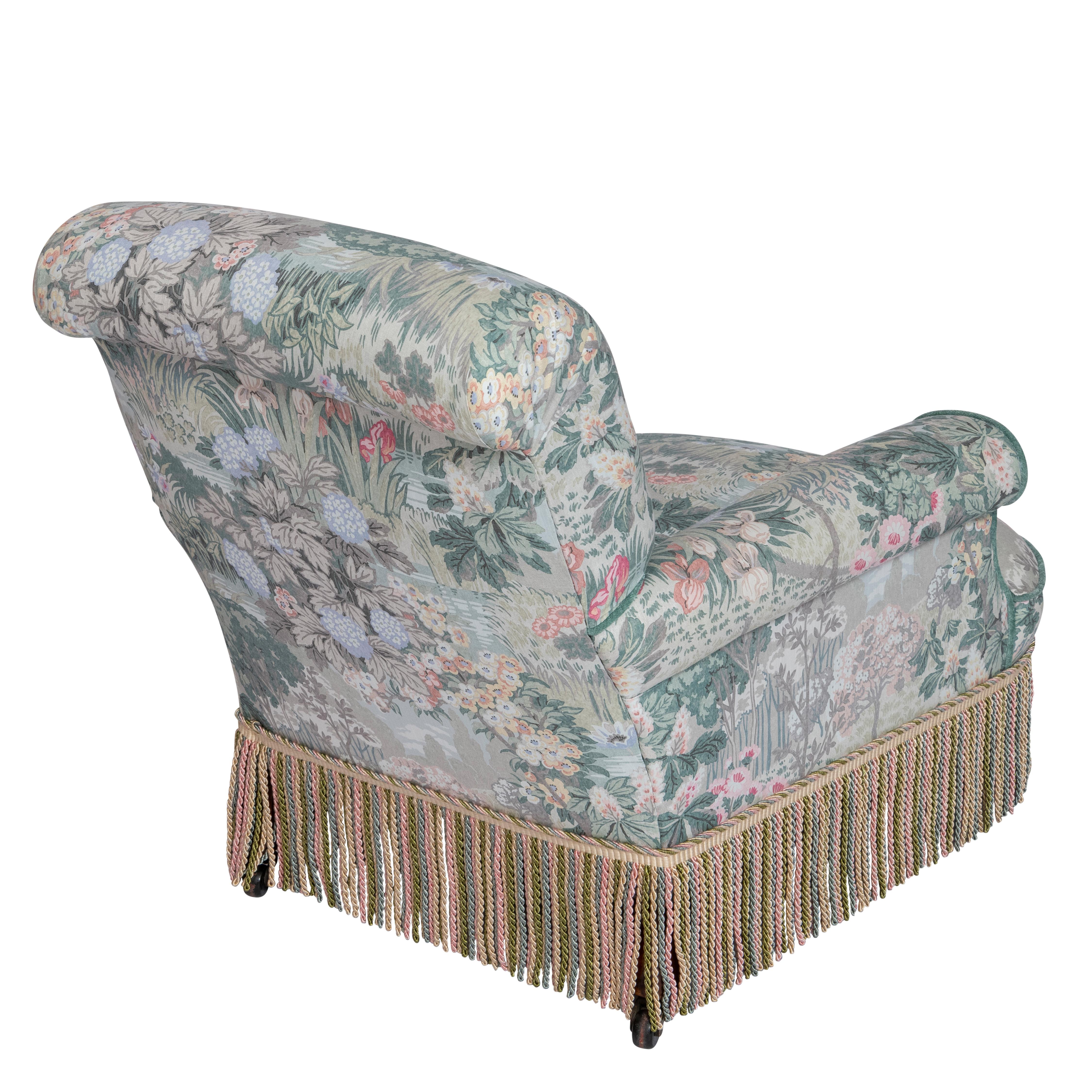 British Victorian Armchair, England circa 1890 For Sale
