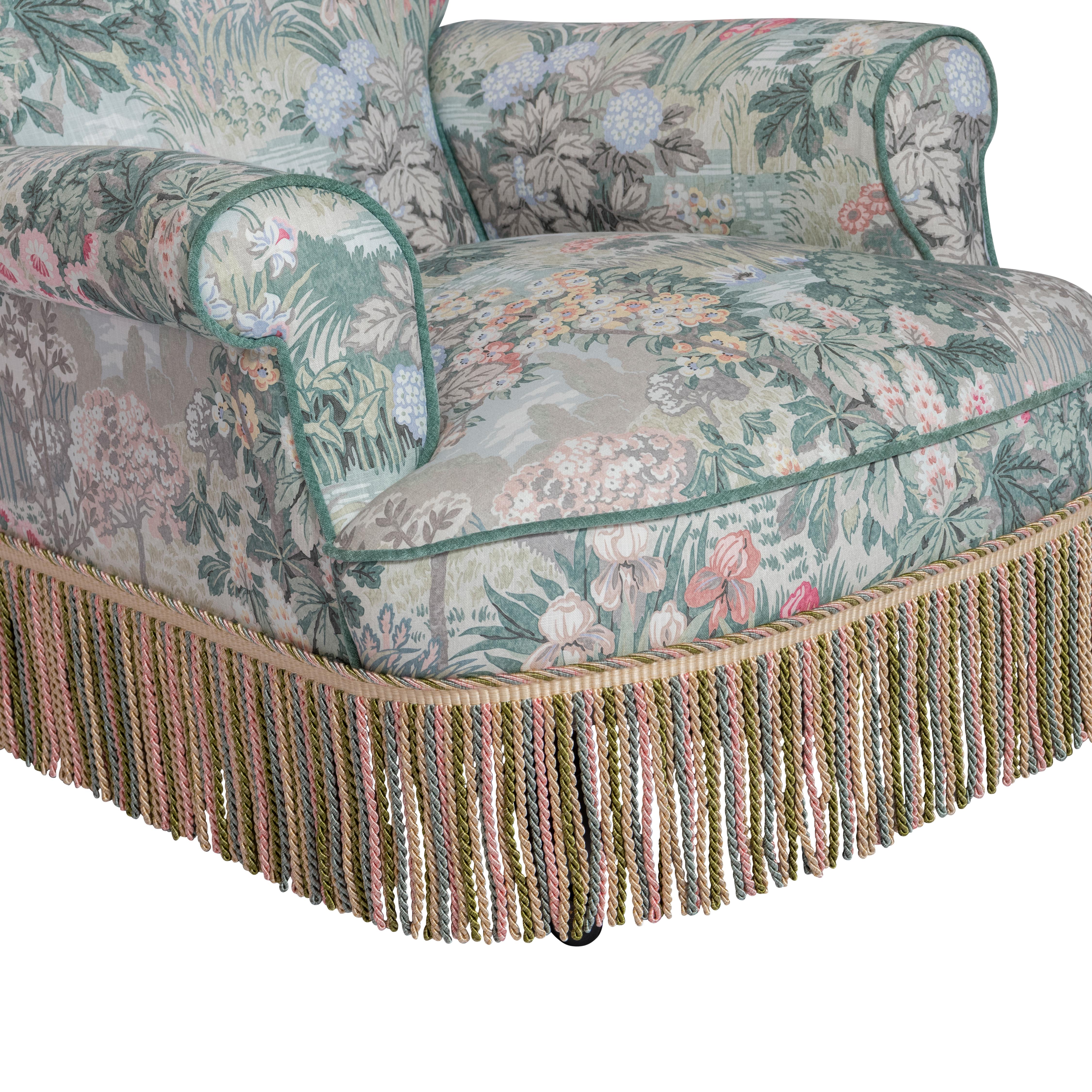 Mahogany Victorian Armchair, England circa 1890 For Sale
