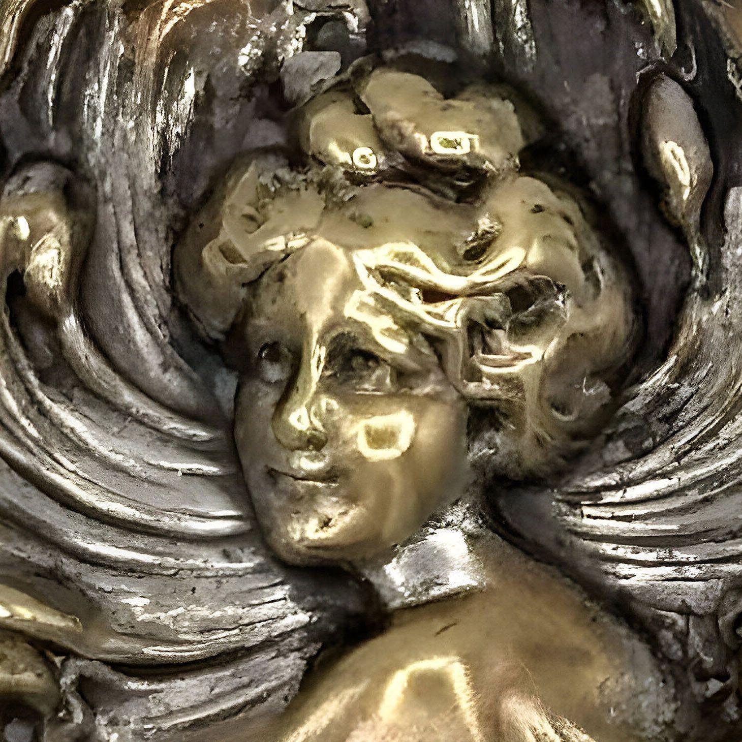 American Victorian Art Nouveau Gibson Girl Portrait Pin Girl Brooch For Sale
