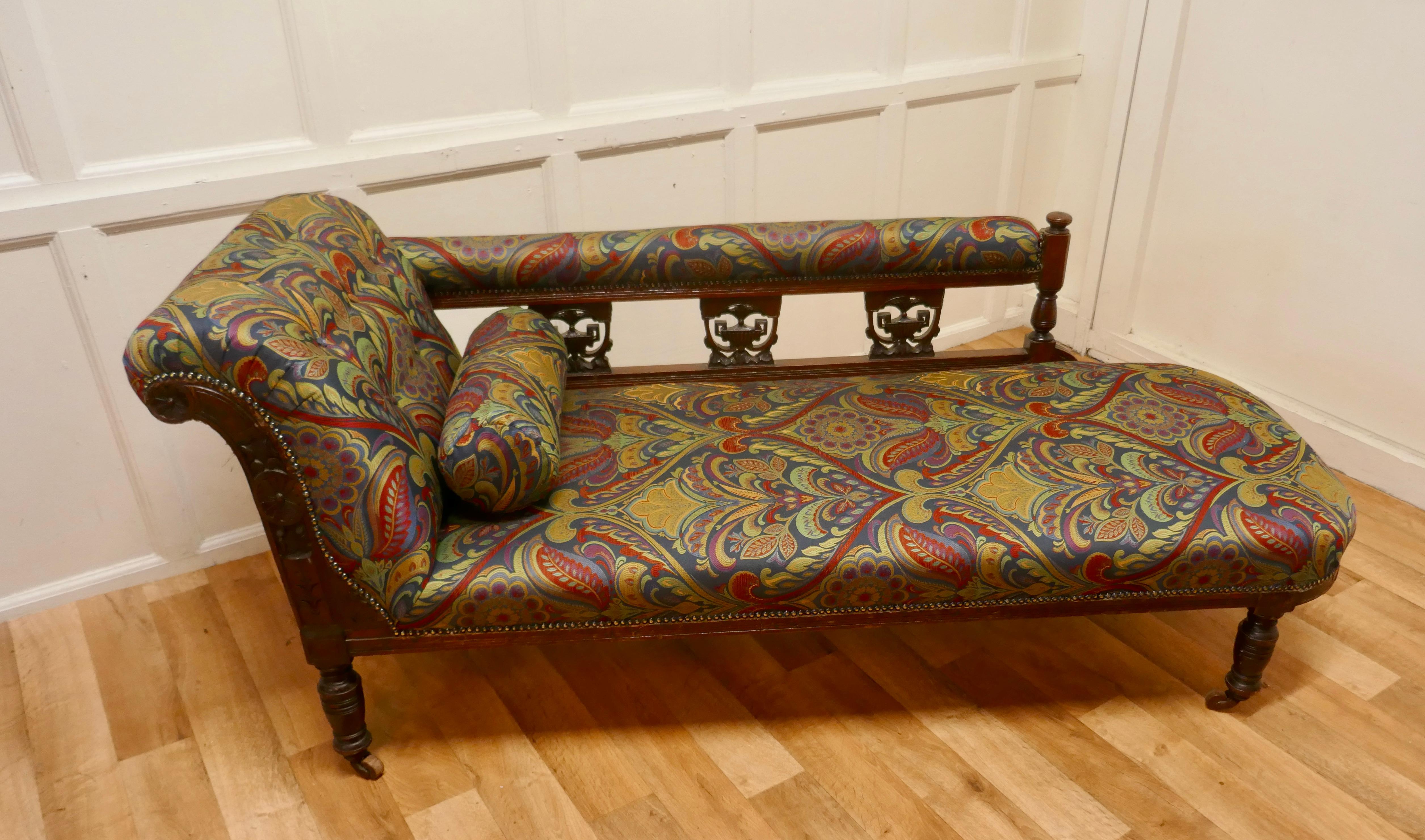 art nouveau chaise longue