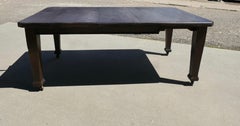 Victorian Arts and Crafts Oak Wind Out Table, Extending Dining Table This is