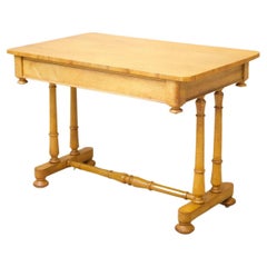 Victorian Ash Library Table