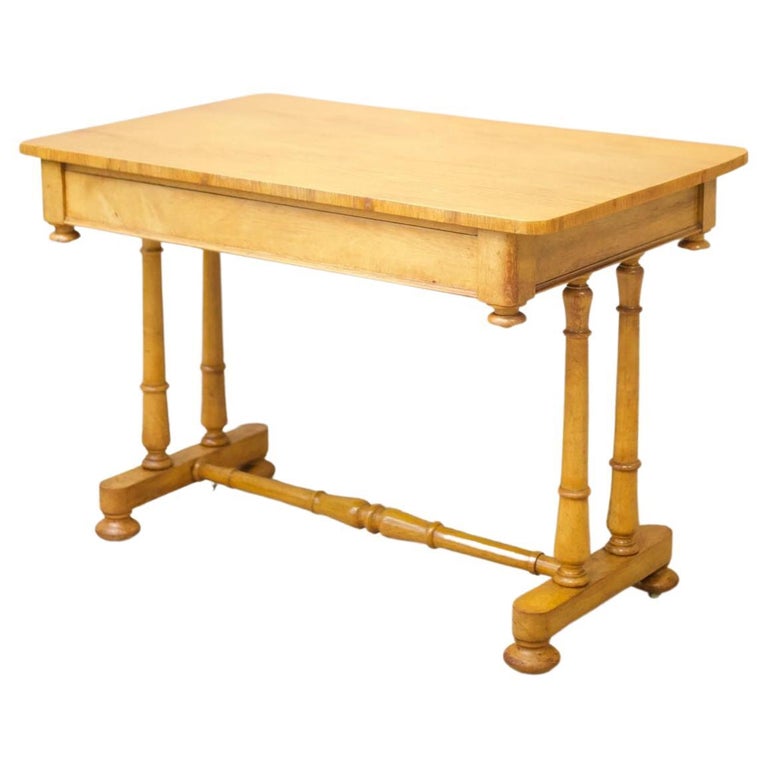 Victorian Ash library table For Sale at 1stDibs