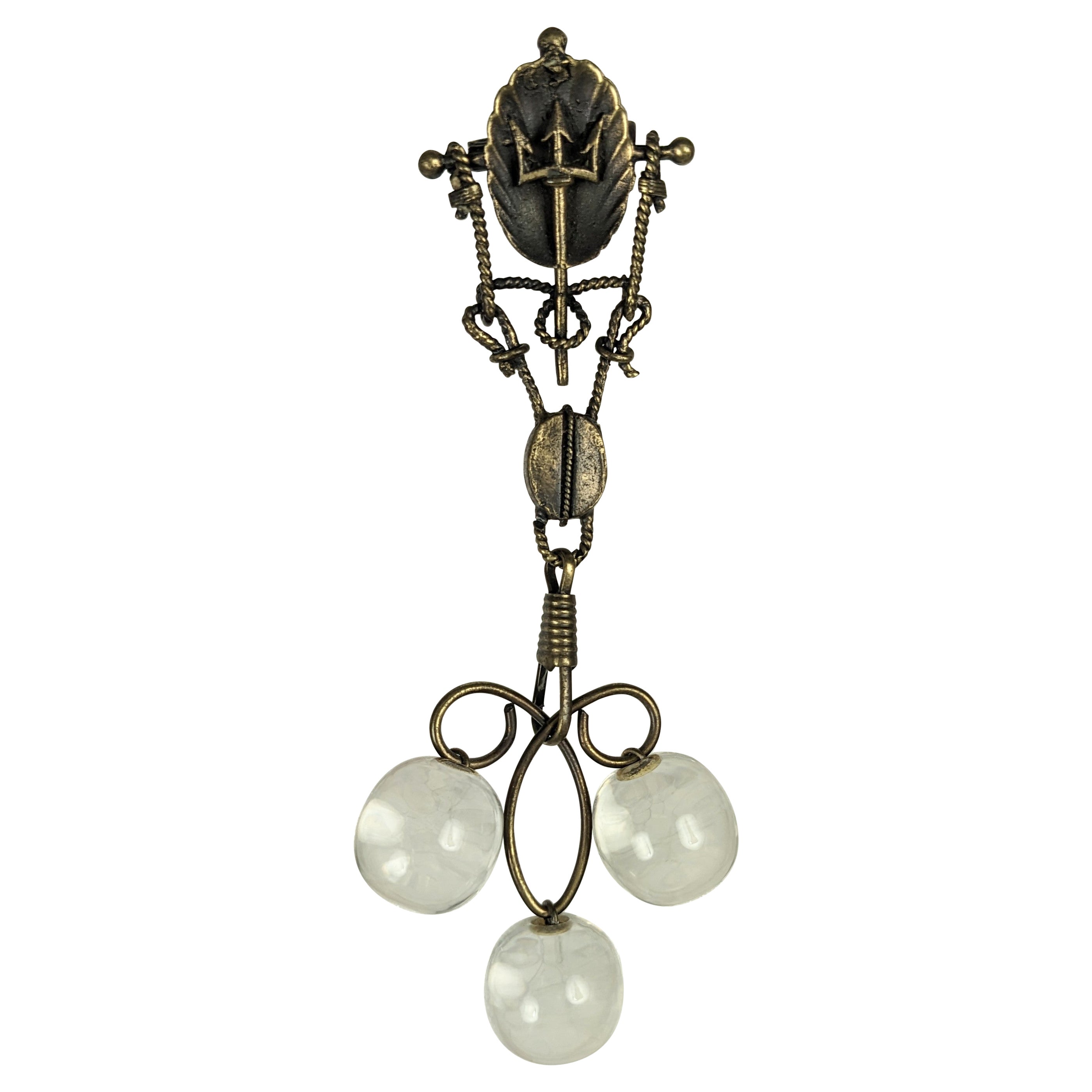 Victorian Assemblage Fob Brooch. Studio VL