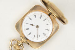Victorian August Von Loehr 14k Gold Hunting Case Pocket Watch