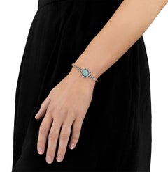 Bracciale vittoriano in opale australiano, 5,00 carati