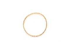 Victorian Baby Ring Engraved Eternity Flowers 10K Ostby Barton Original 1890's