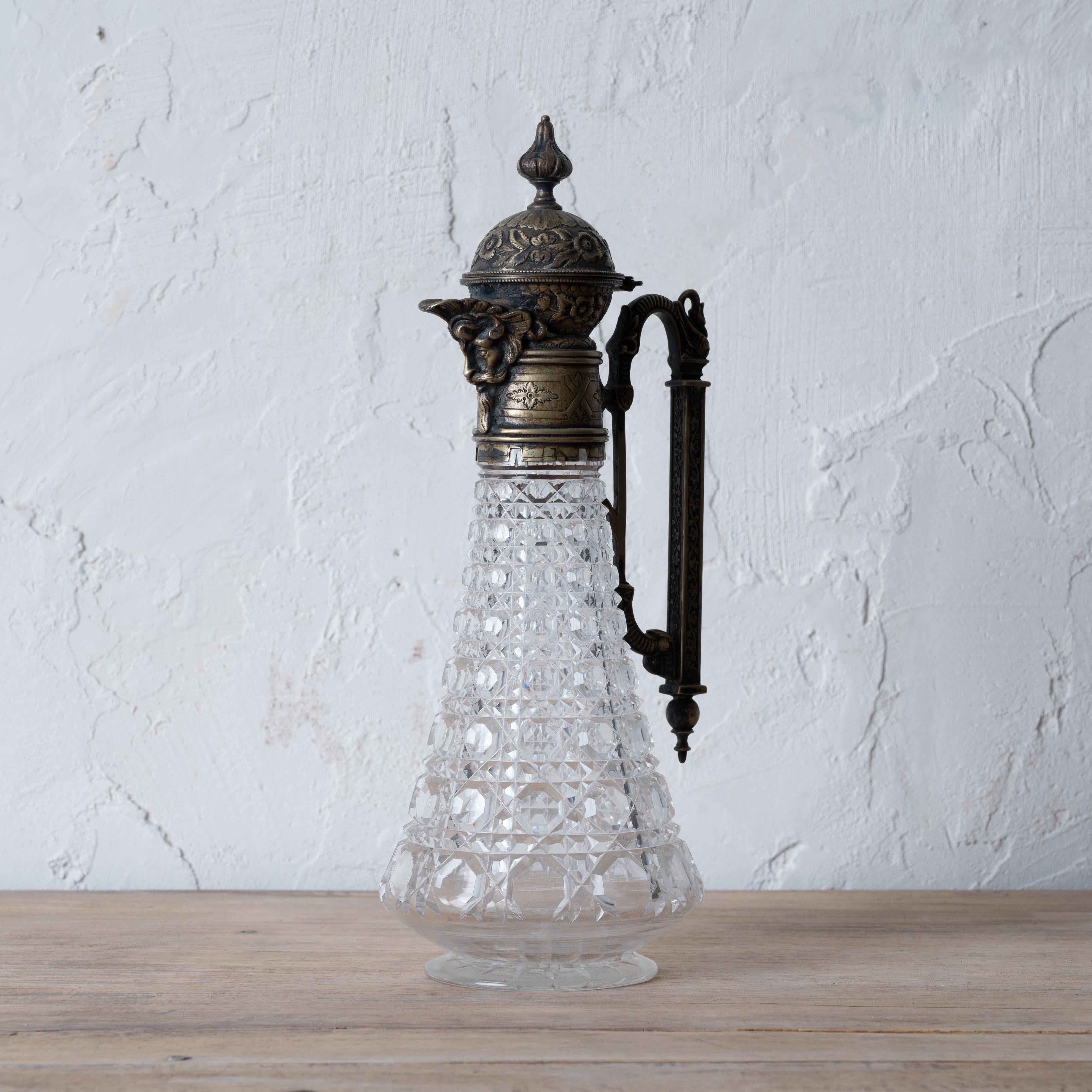 Late 19th Century Victorian Bacchic Flagon, c.1890 For Sale