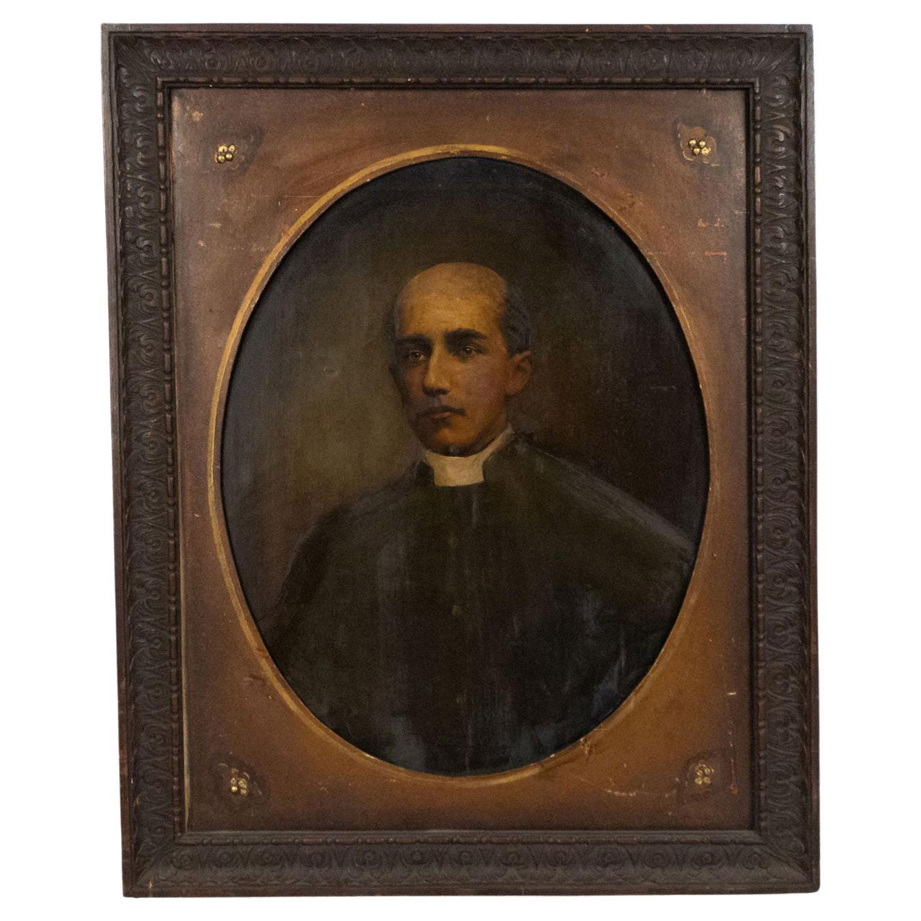 Victorian Balding Man Portrait For Sale