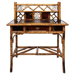 Victorian Bamboo Desk