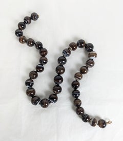 Victorian Banded Agate Beads