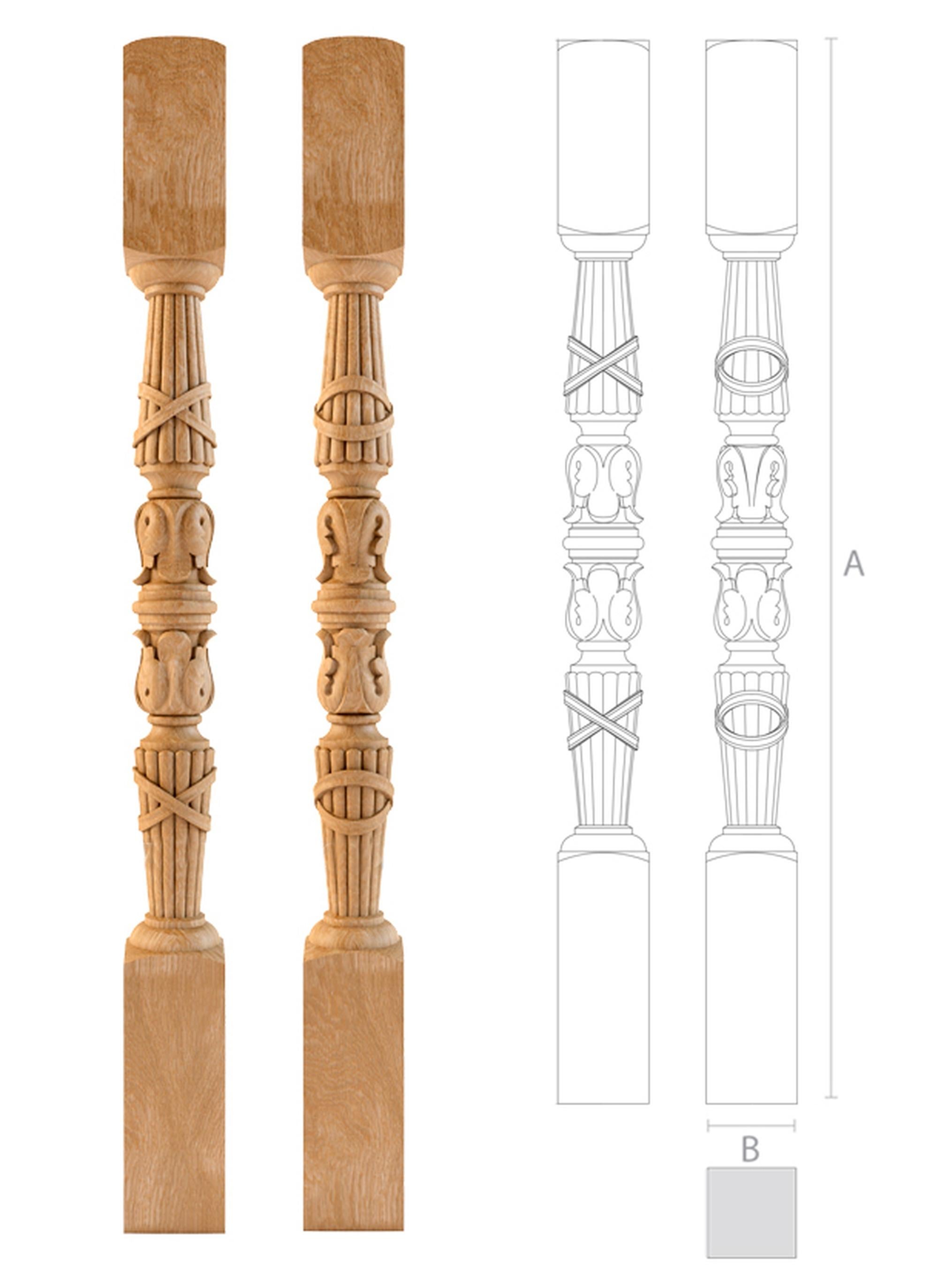victorian newel post