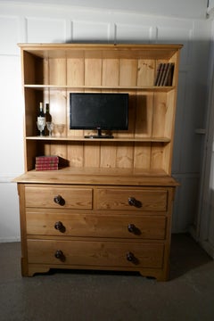 Victorian Batchelor’s or Garret Bookcase Chest of Drawers