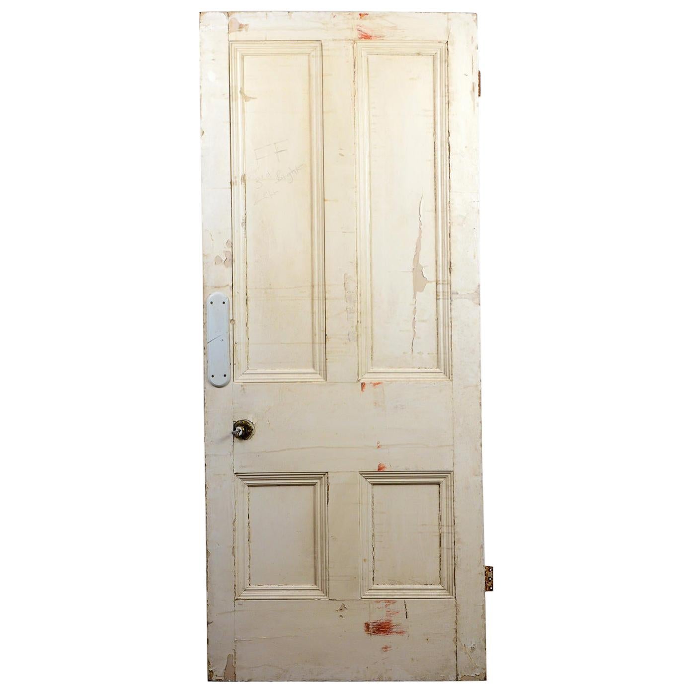 Victorian Beaded Four Panel Door, 20th Century For Sale