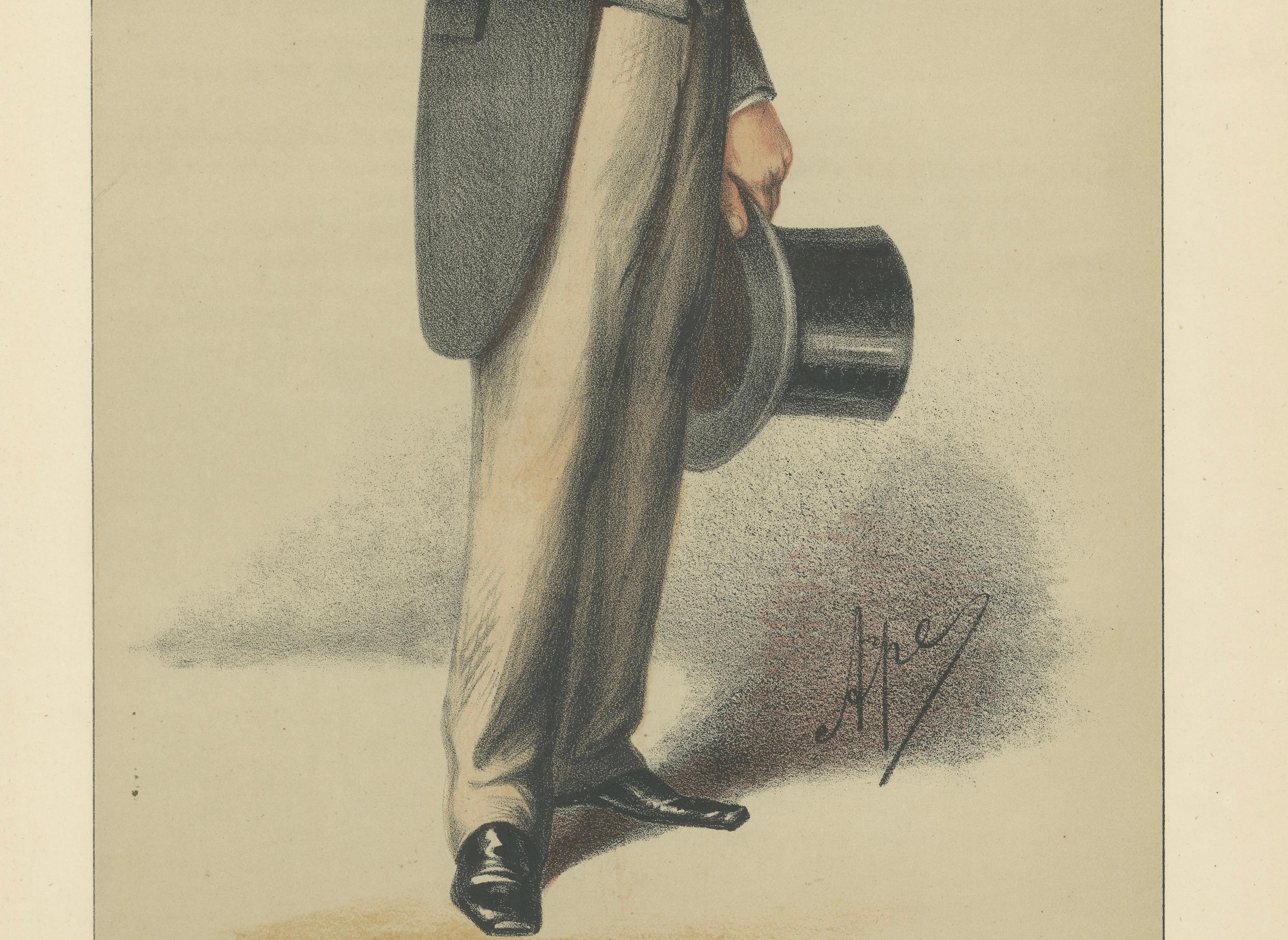 Victorian Bearded Statesman – Vanity Fair Statesmen No. 65, 1870