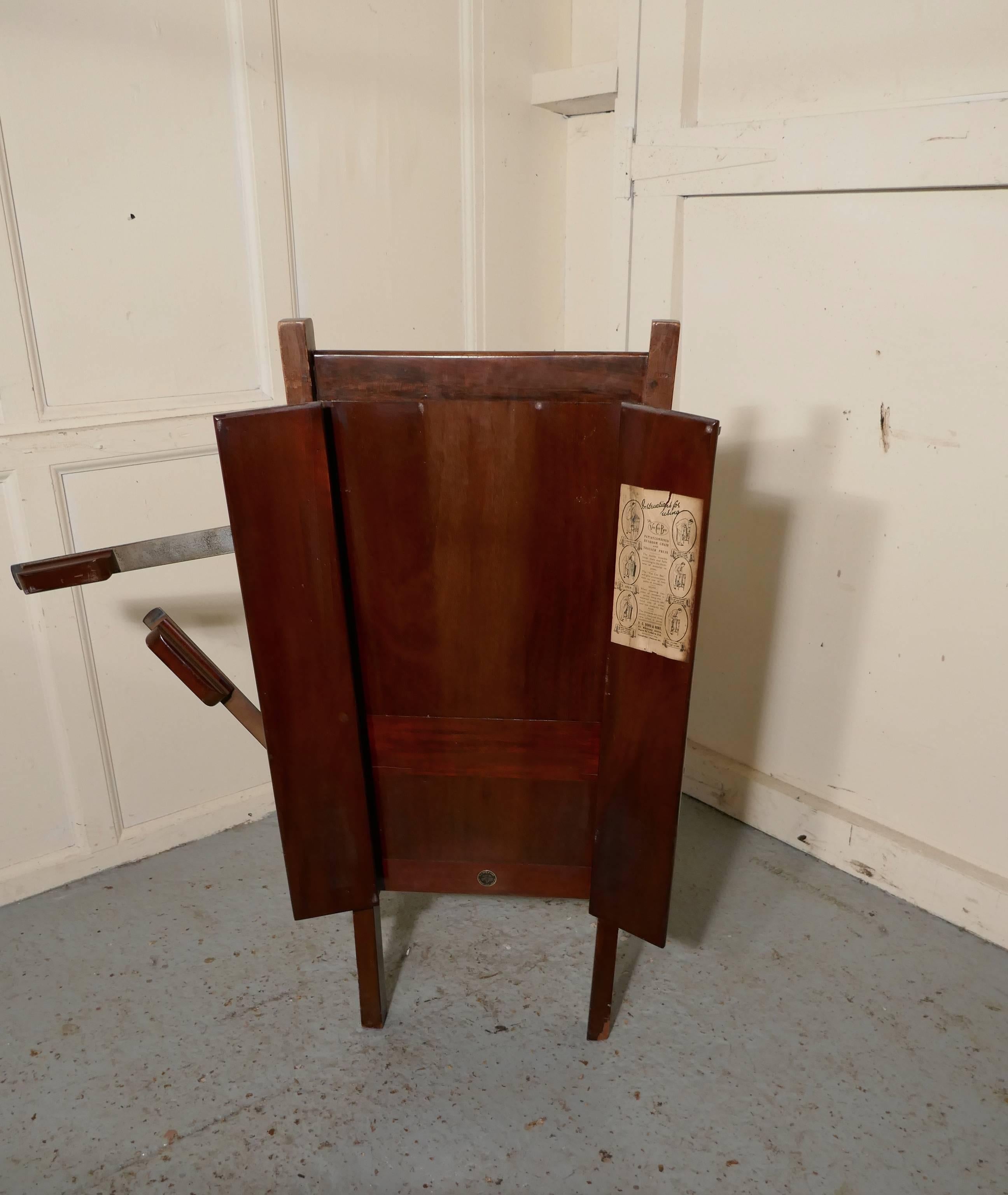 trouser press chair