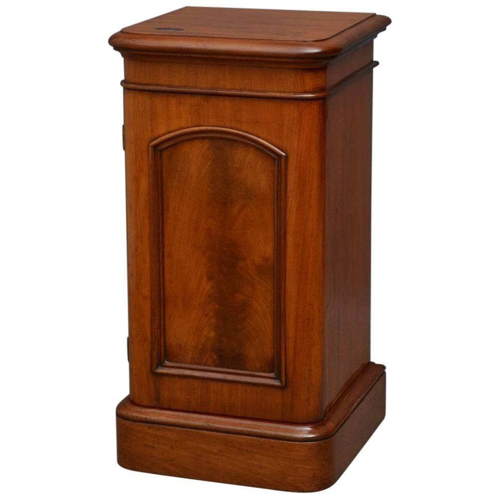 Victorian Bedside Cabinet or Pedestal