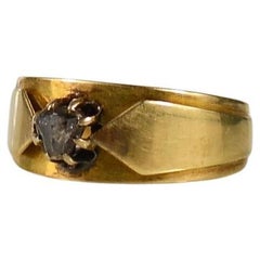 Victorian Belcher Style Rose Cut Diamond Ring