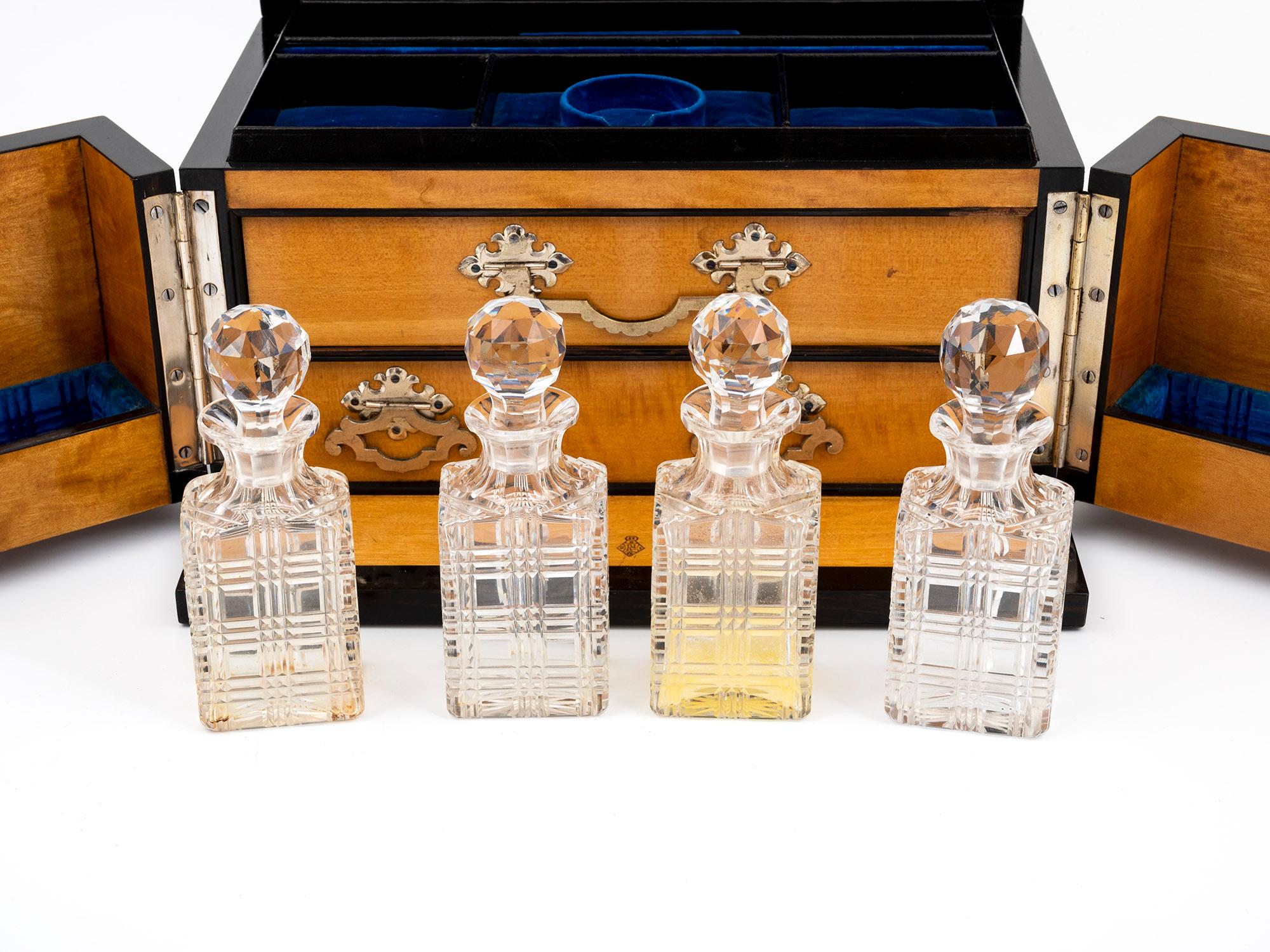 Victorian Betjemann Coromandel & Satinwood Jewellery Box 7