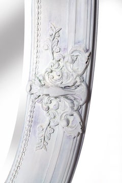 Victorian Beveled Oval Mirror