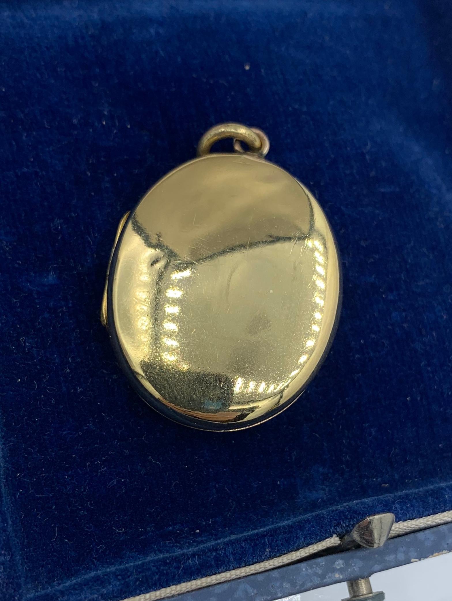 Victorian Bird Swallow Locket Pendant Necklace Pearl 14 Karat Gold 2