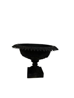 Victorian Black Cast Iron Jardinière/Planter