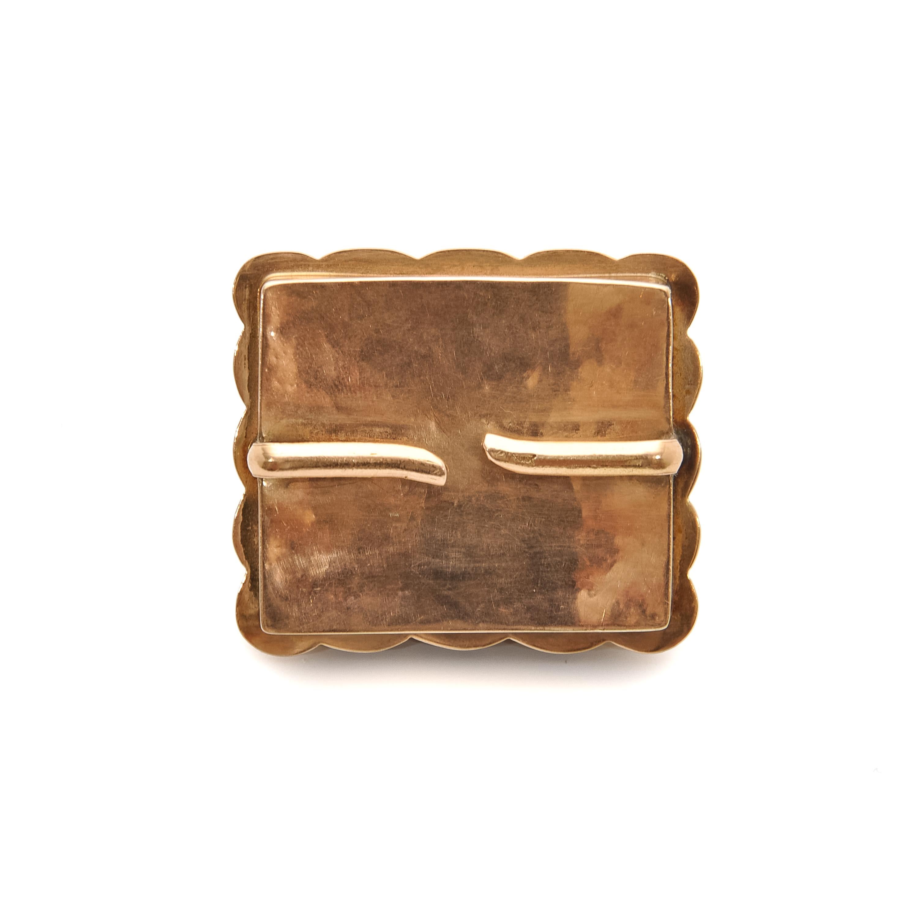 Collier de deuil multibrins en or 14K antique en vente 3