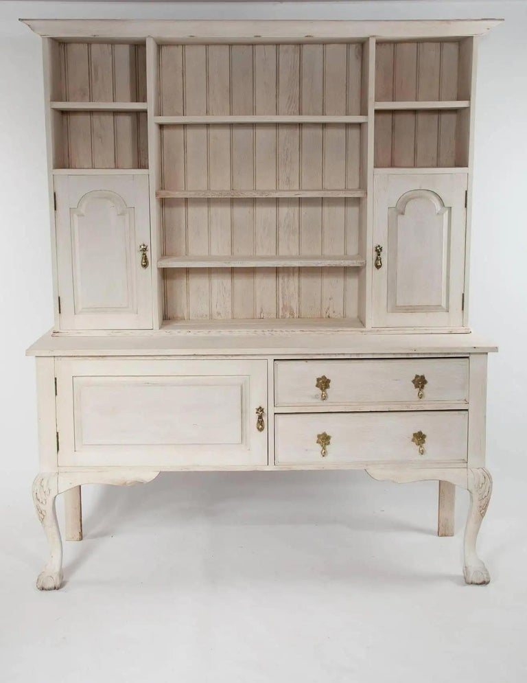 Victorian Bleached Oak Dresser For Sale at 1stDibs