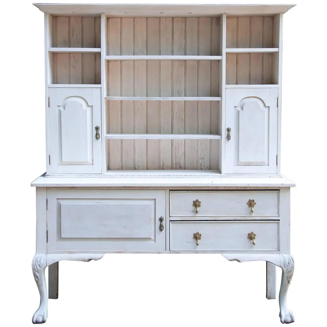 Victorian Bleached Oak Dresser For Sale 2