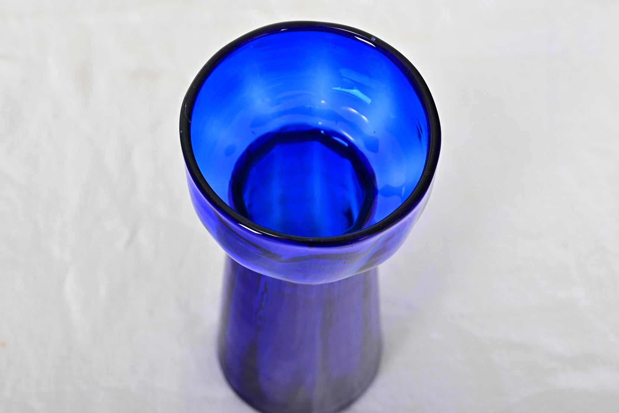 Other Victorian Blue Glass Hyacinth Vase