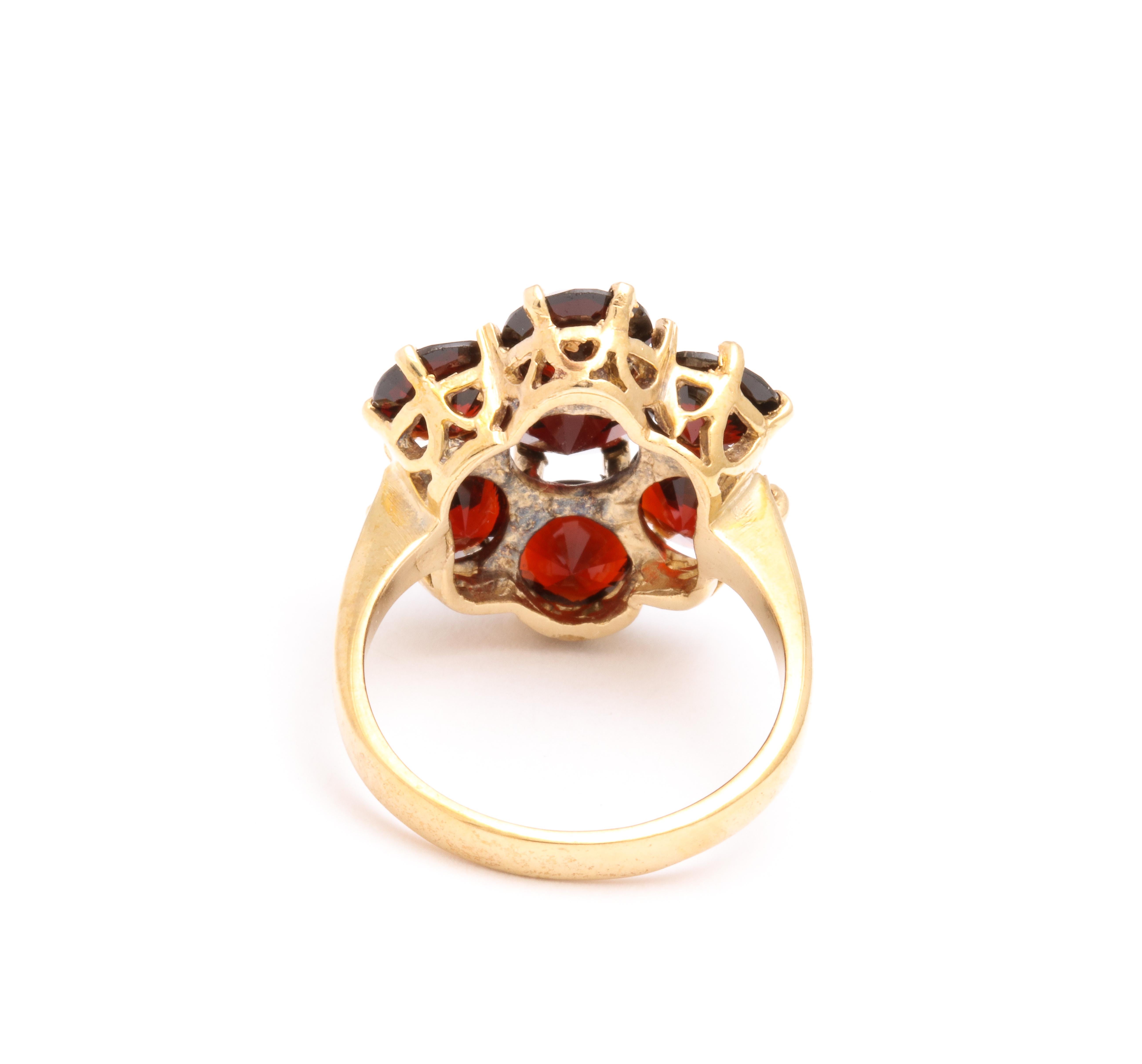 Victorian Bohemian Garnet Ring 1