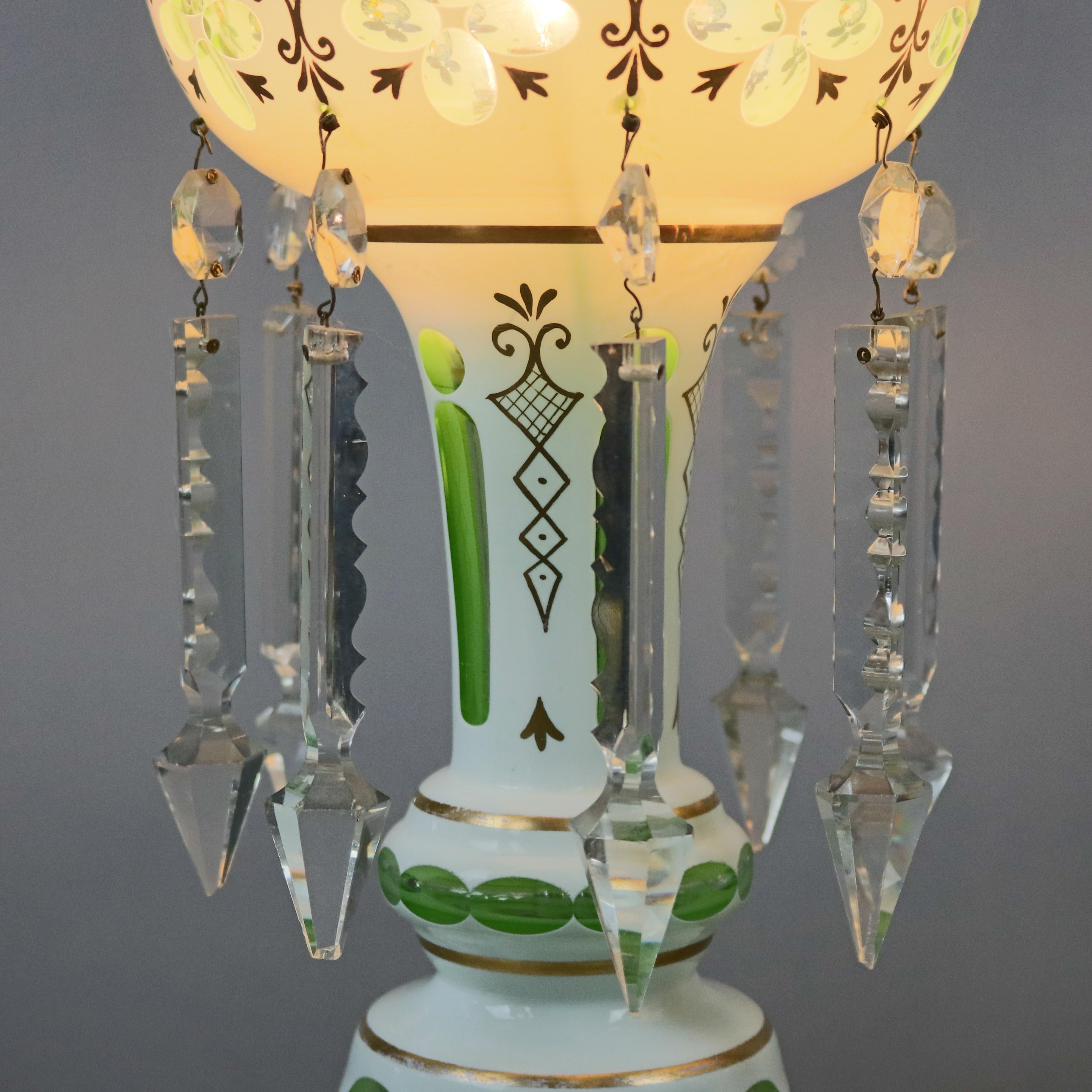 luster lamps antique