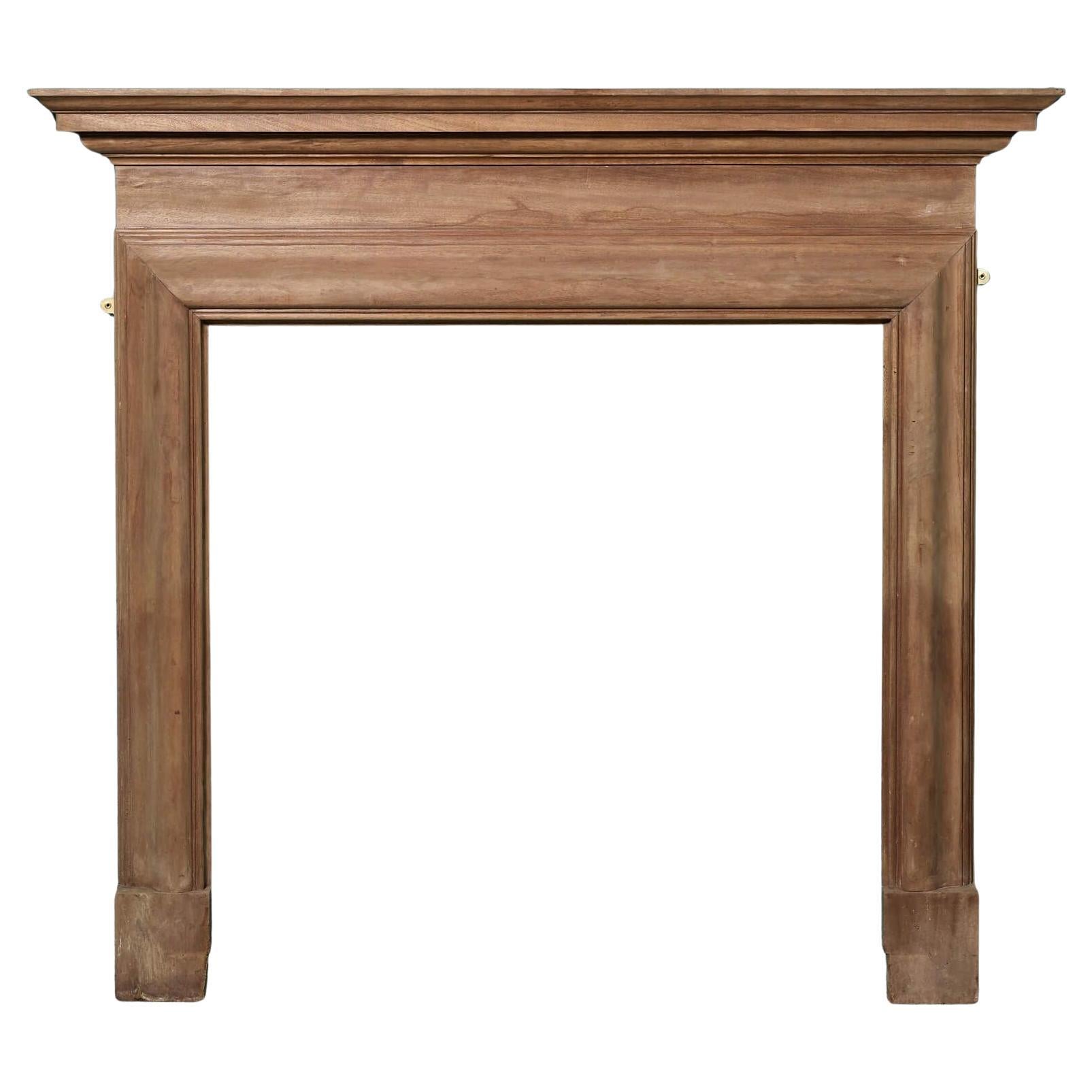 Chimenea Victoriana de Caoba Estilo Bolection