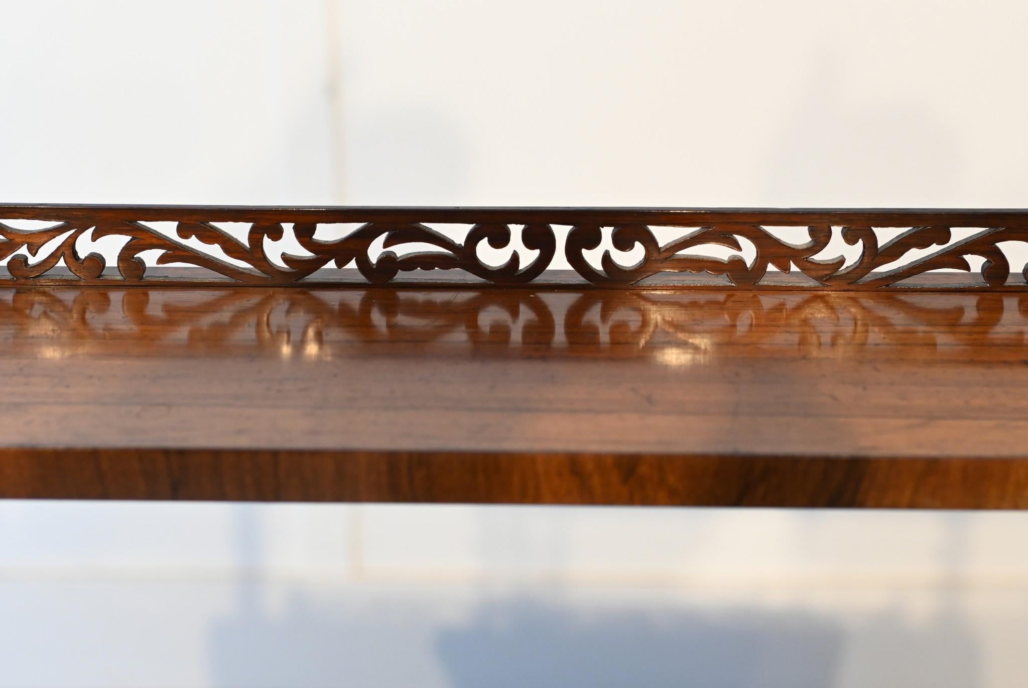 Victorian Bookcase Mahogany Carved 1880 Barley Twist 6