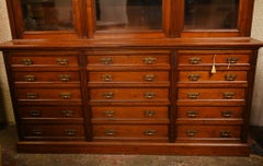 Victorian Bookcase Mahogany Library Cabinet Hobbs and Co