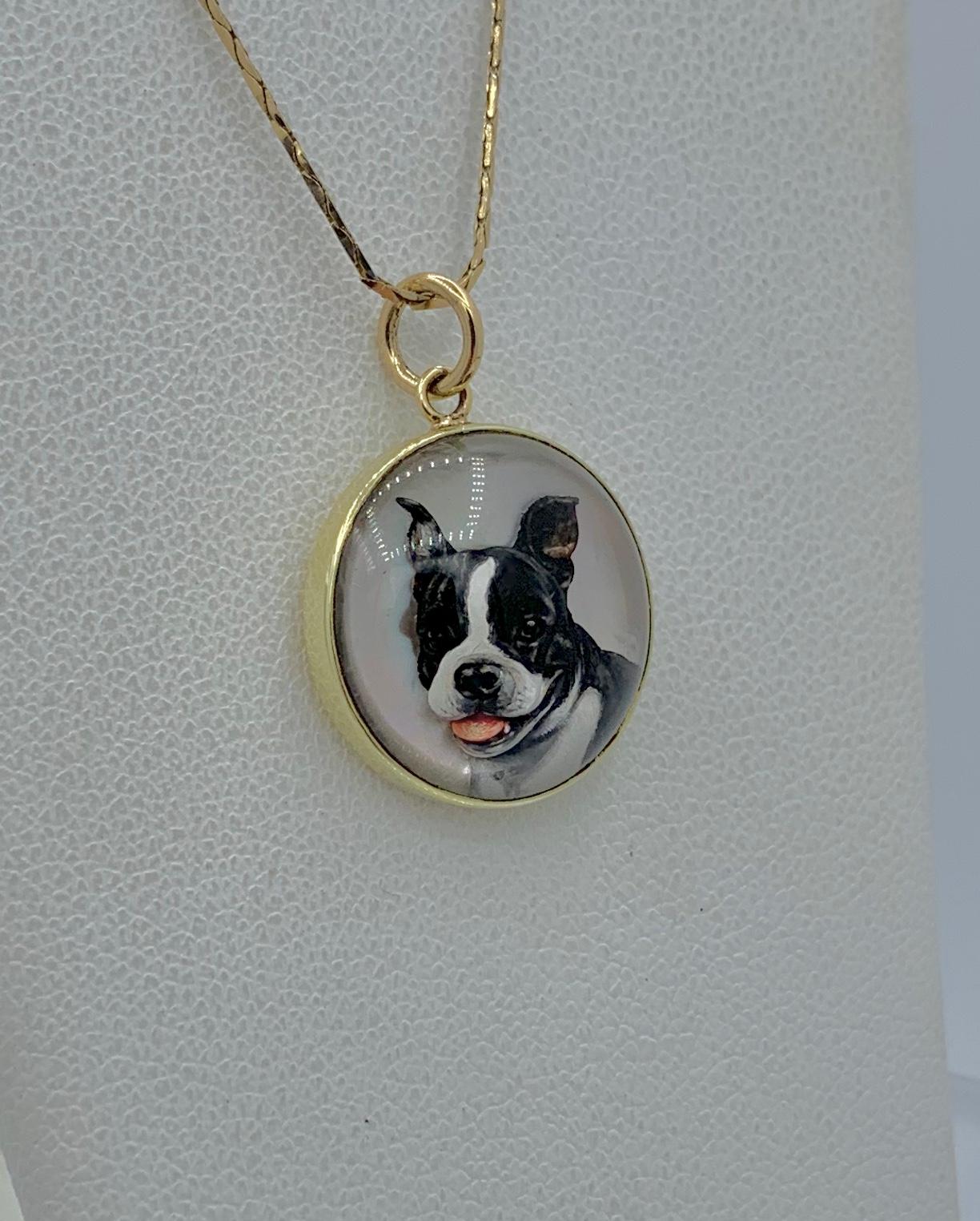 boston terrier necklace