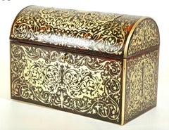 Victorian Boulle Dome-top Letter Box
