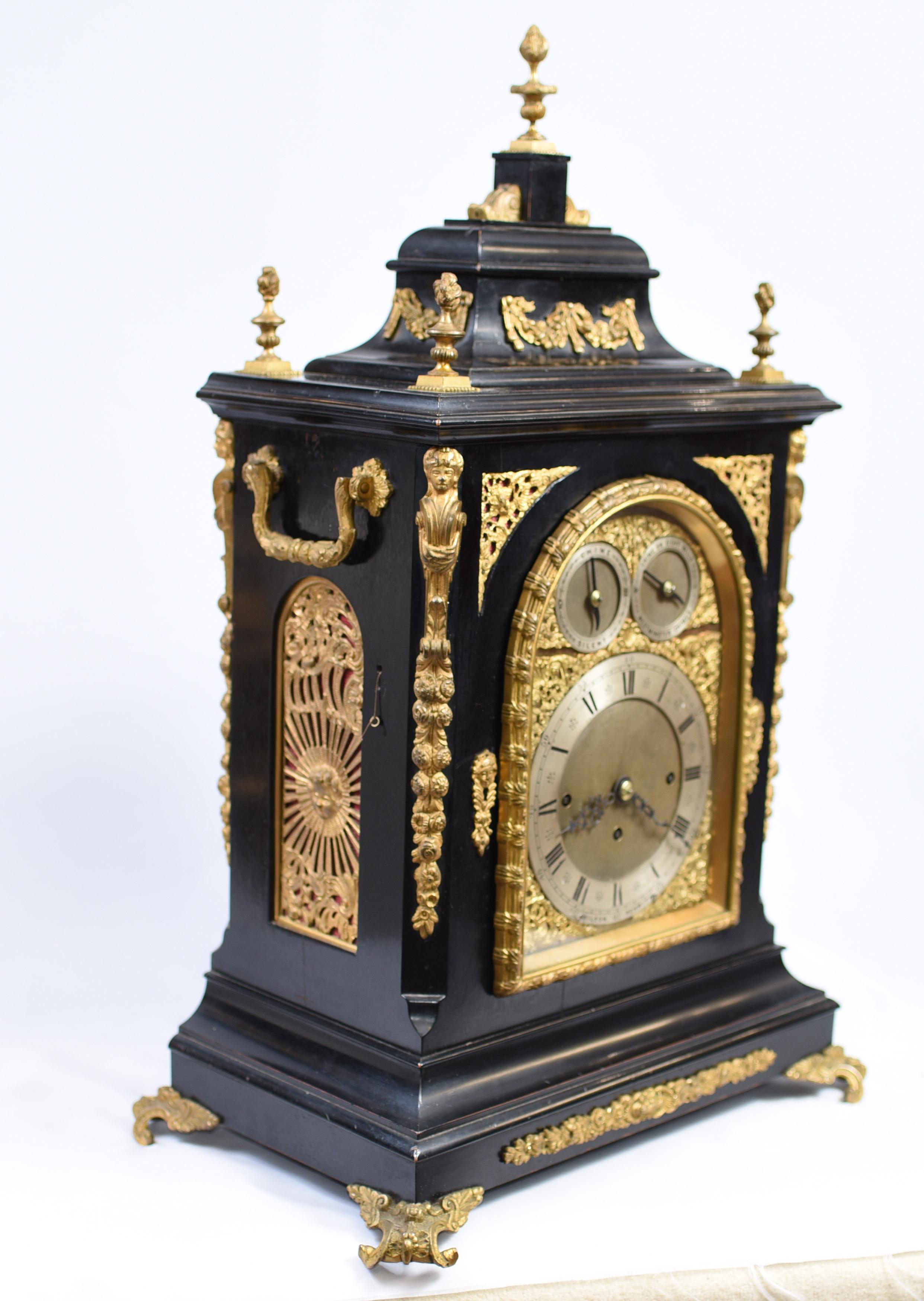 Victorian Bracket Clock, circa 1880 For Sale 2